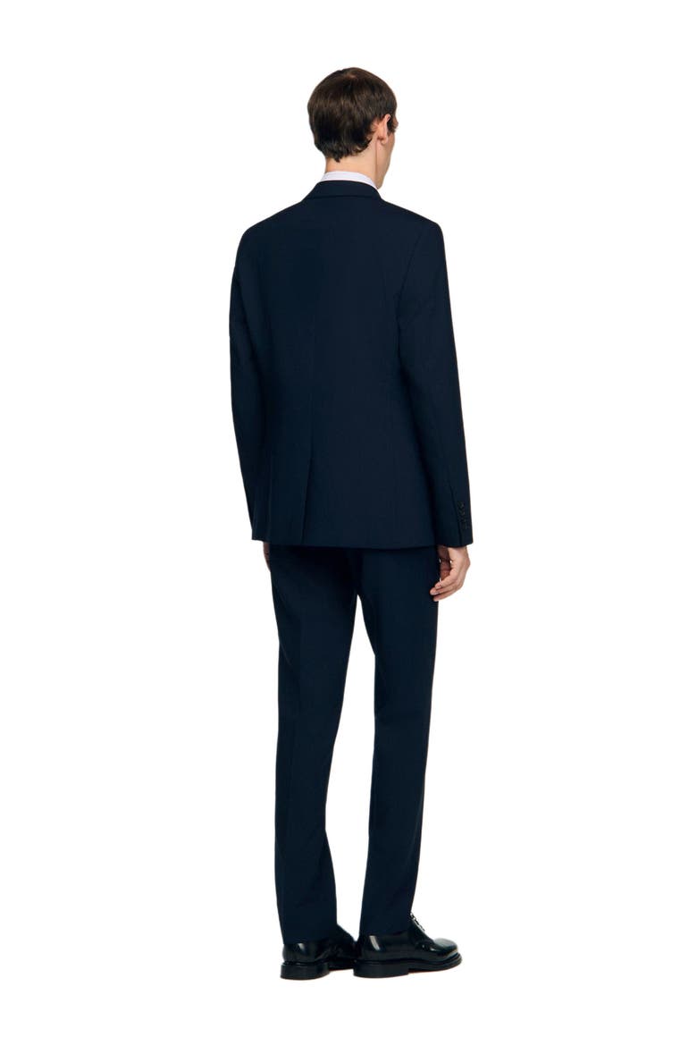 Wool suit jacket, Alternate, color, Navy blue