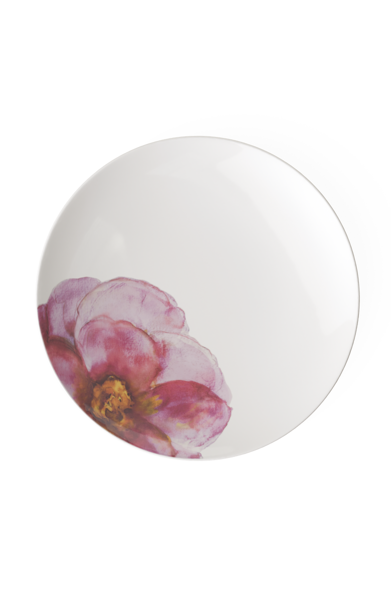 Villeroy & Boch Rose Garden Dinner Plate Coupe, Main, color, Pink