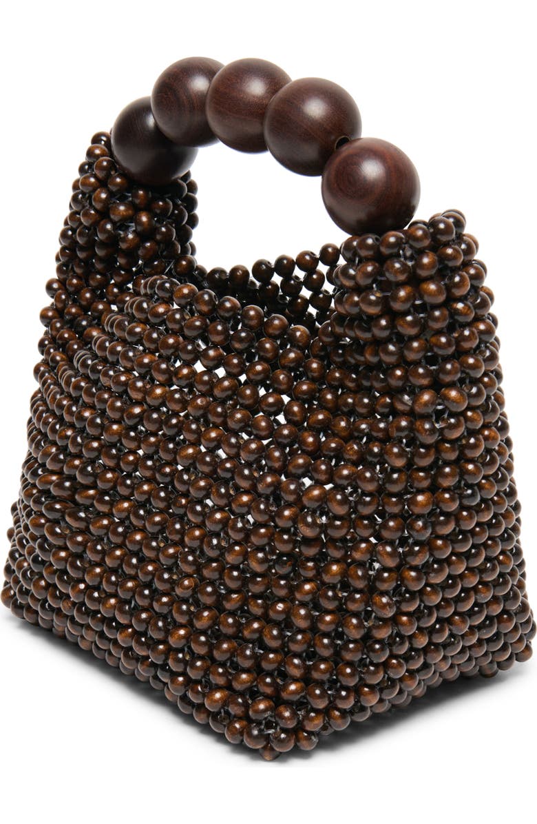 Dolce Vita Clover Bead Top Handle Bag, Alternate, color, Chocolate