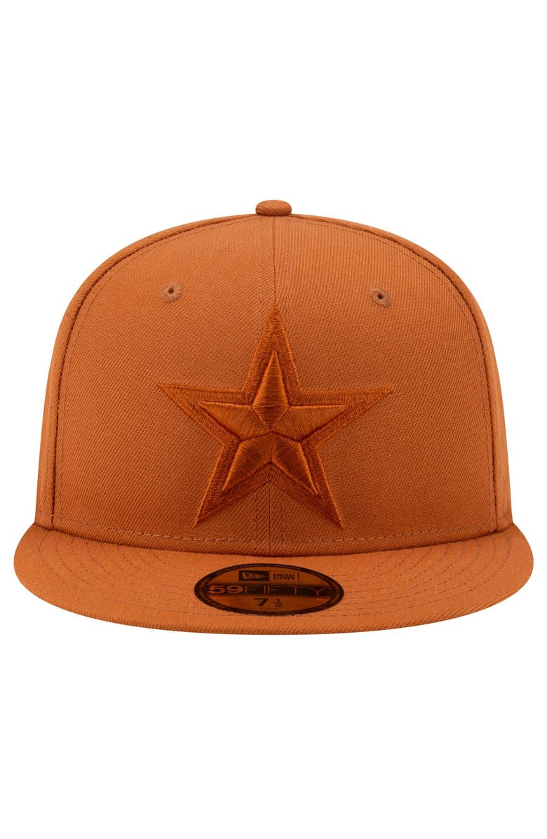 New Era Men's New Era Brown Dallas Cowboys Color Pack 59FIFTY Fitted Hat, Alternate, color, Brown