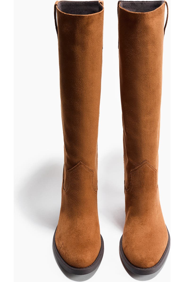 H&M Knee-high Cowboy Boots, Alternate, color, Brown