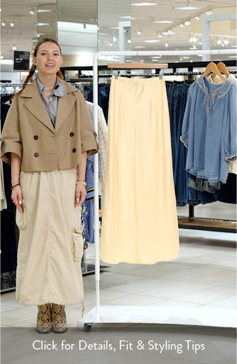 Velman Satin Maxi Skirt, sales video thumbnail