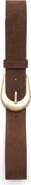 MANGO Buckle Leather Belt