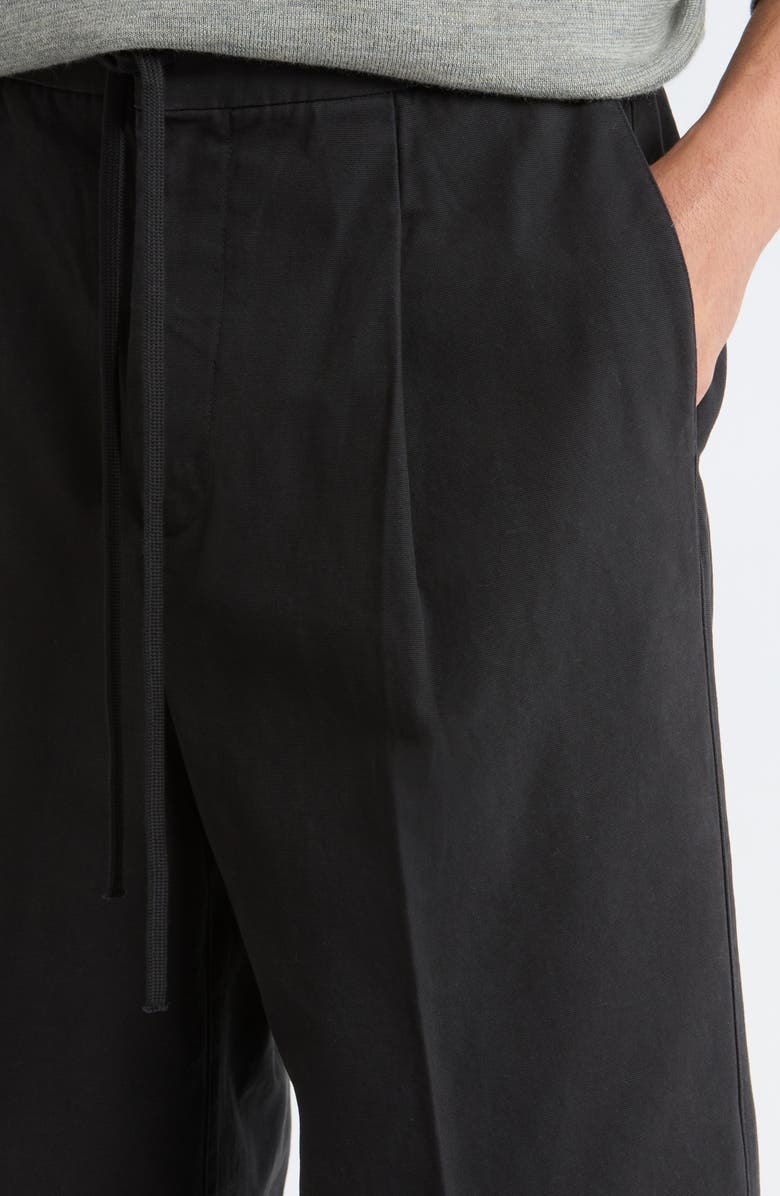 Fear of God Essentials Cotton Canvas Pleat Front Pants, Alternate, color,