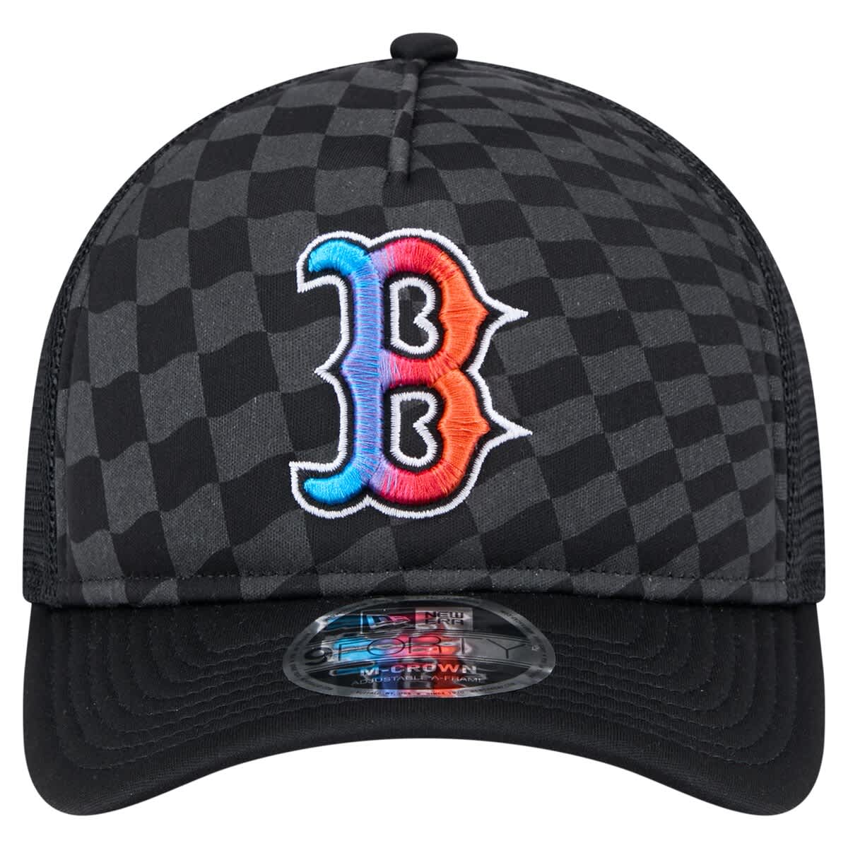 New Era Men's New Era Black Boston Red Sox Gradient 9FORTY A-Frame M ...