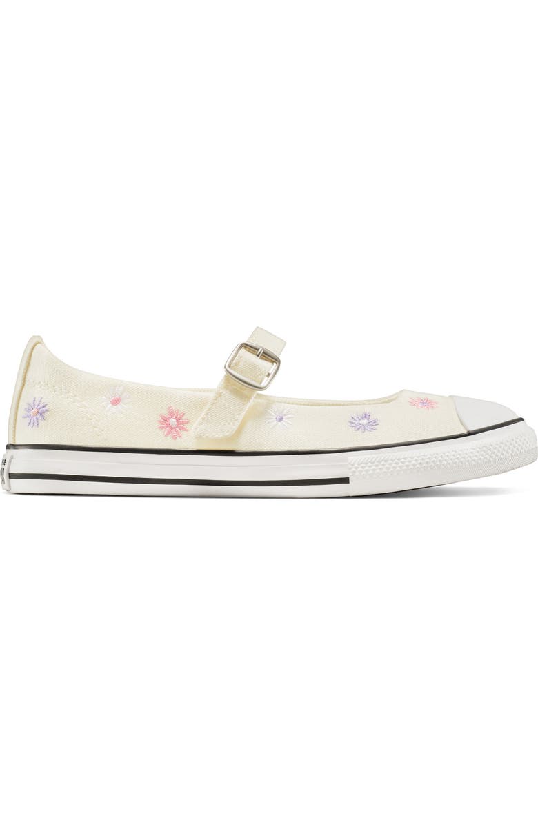 Converse Kids' Chuck Taylor All Star Dainty Mary Jane Sneaker, Alternate, color, Egret/ White/ Black