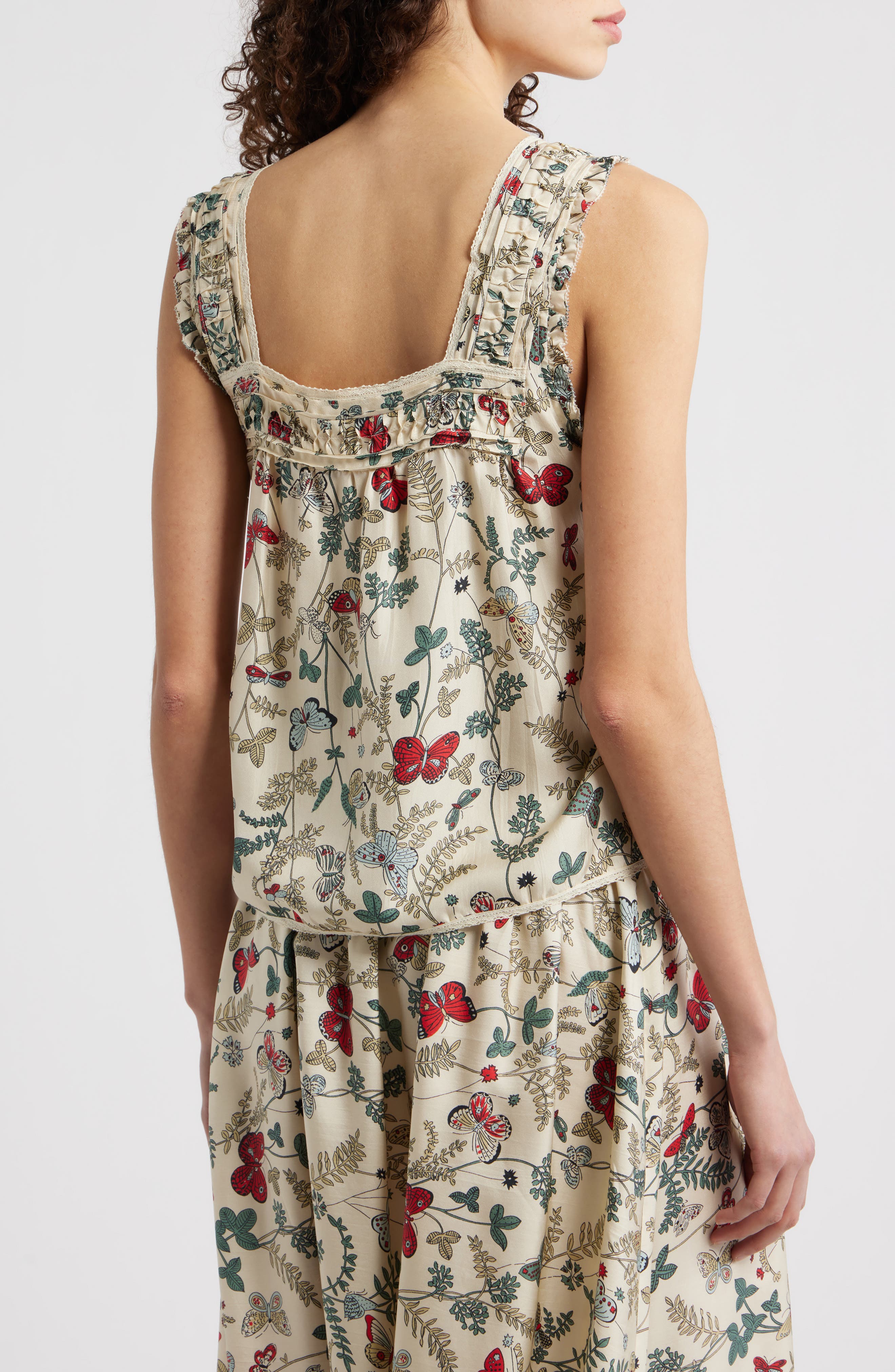 The Victorian Pleat Silk Tank - image 2
