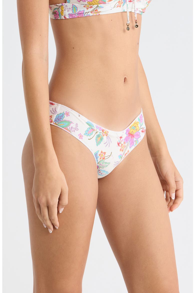 Half Moon Bay Cheeky Bikini Bottoms, Alternate, color, BONE