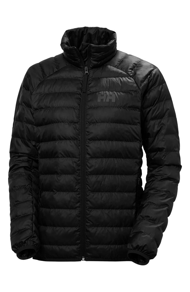Helly Hansen Banff Water Repellent Insulated Puffer Jacket, Alternate, color, Black
