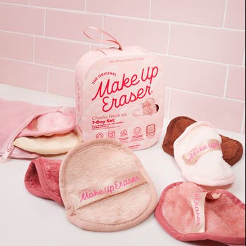 Neutral 7-Day MakeUp Eraser Set with Laundry Bag