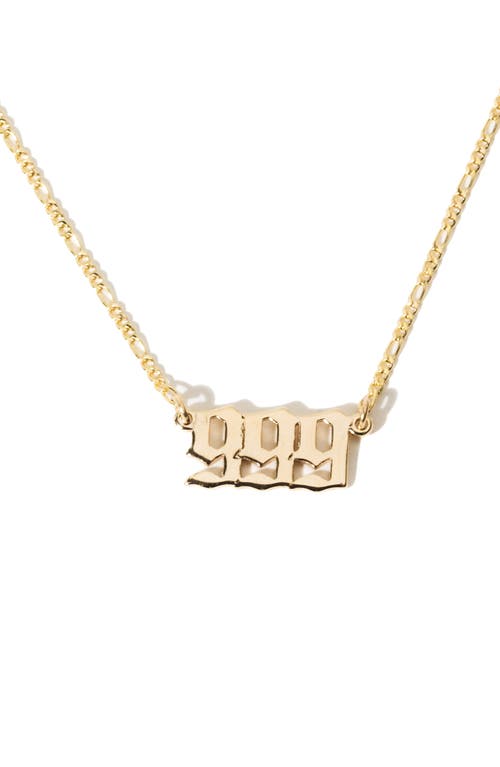 Child of Wild Angel Energy Pendant Necklace in Gold - 9  product