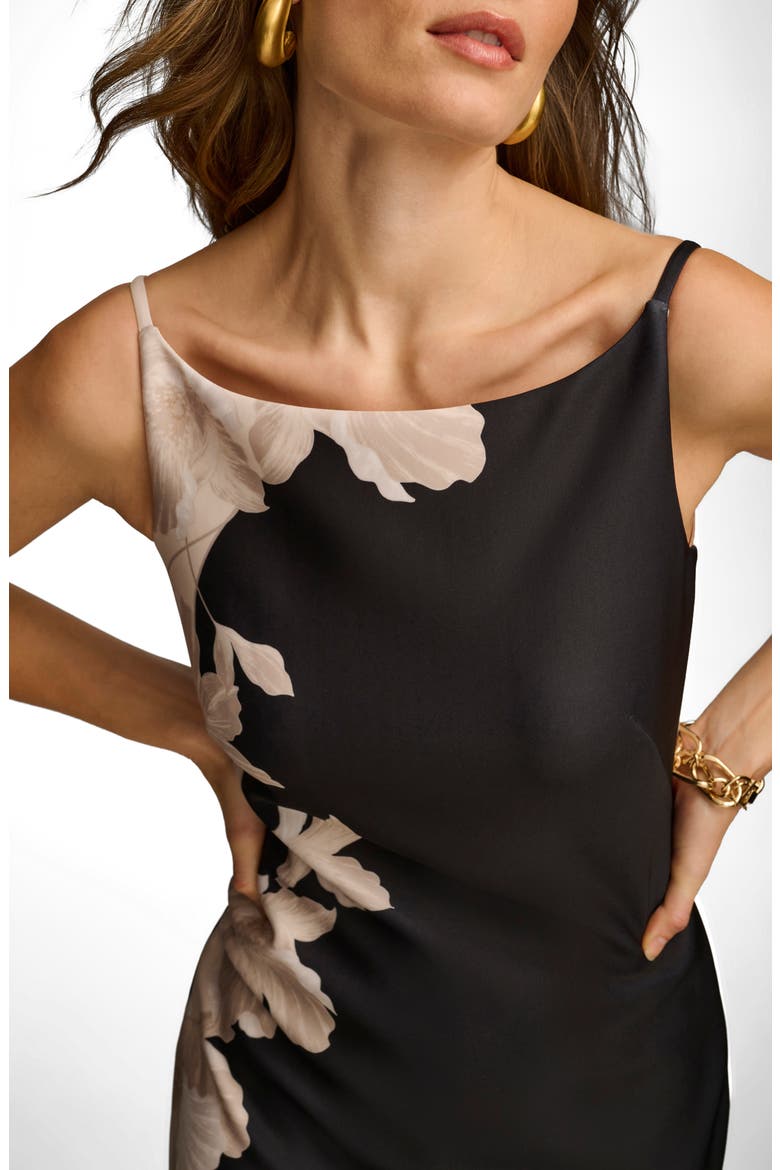 Floral Slipdress, Alternate, color, BLACK/ PARCHMENT MULTI