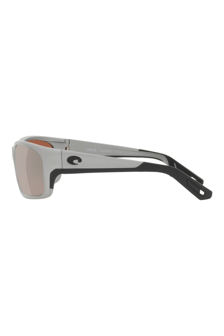 Jose Pro 62mm Polarized Oversize Rectangular Sunglasses, Alternate, color, COPPER