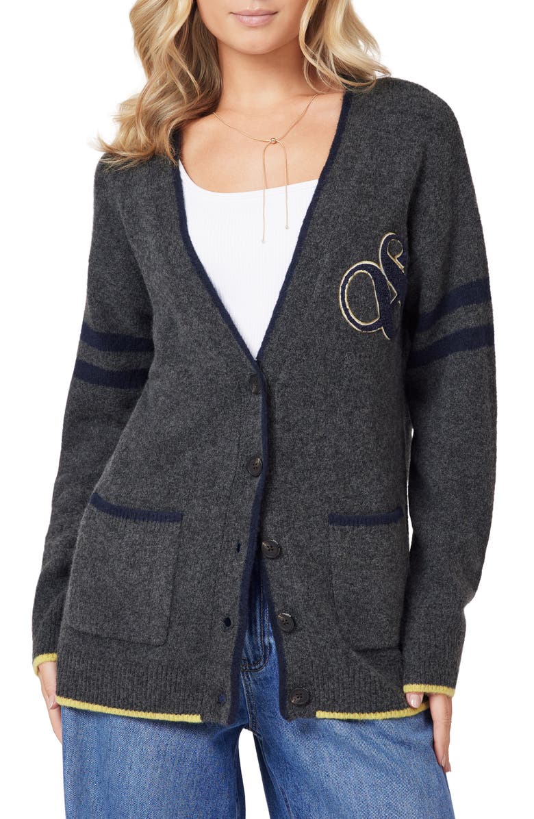 Scotch & Soda Varsity Cardigan, Main, color,