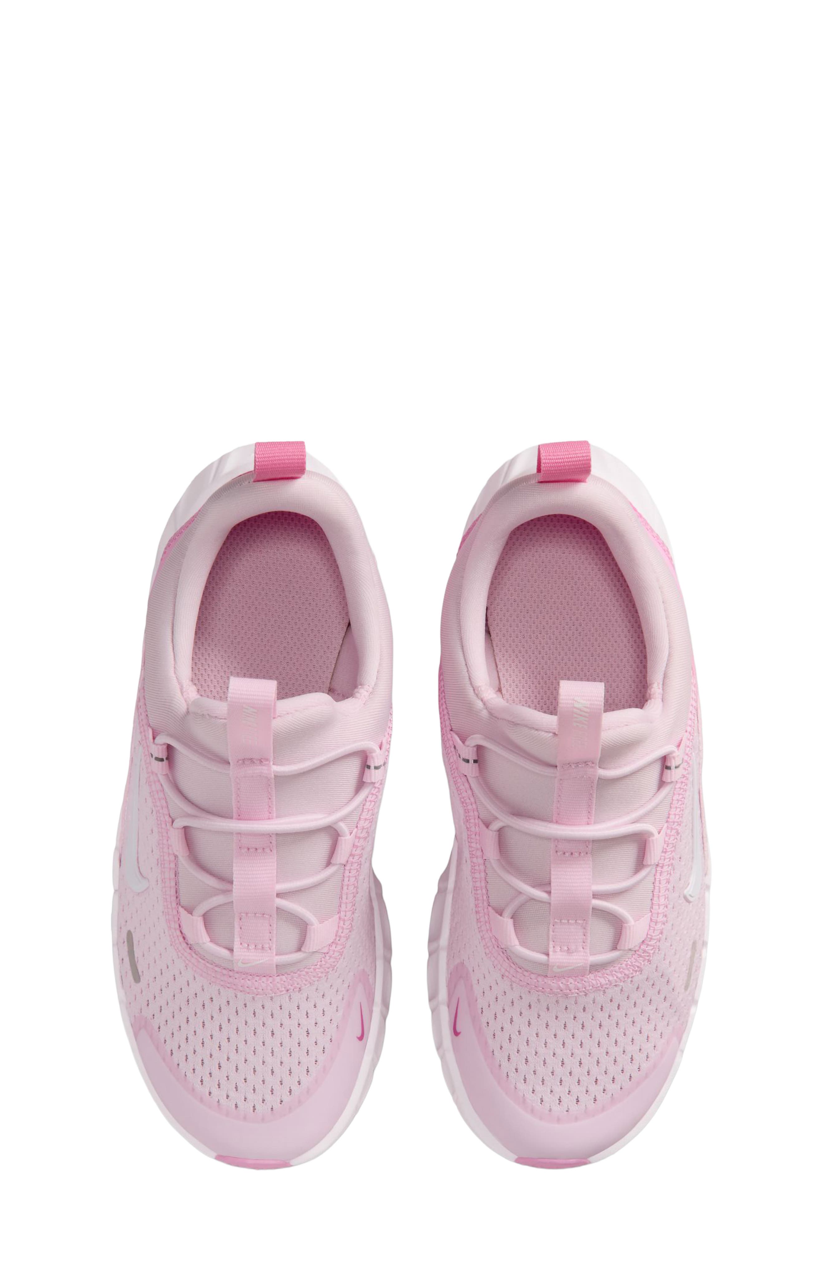 Kids' Free Ride Running Sneaker, Alternate, color, 600 PNKRIS/WHITE