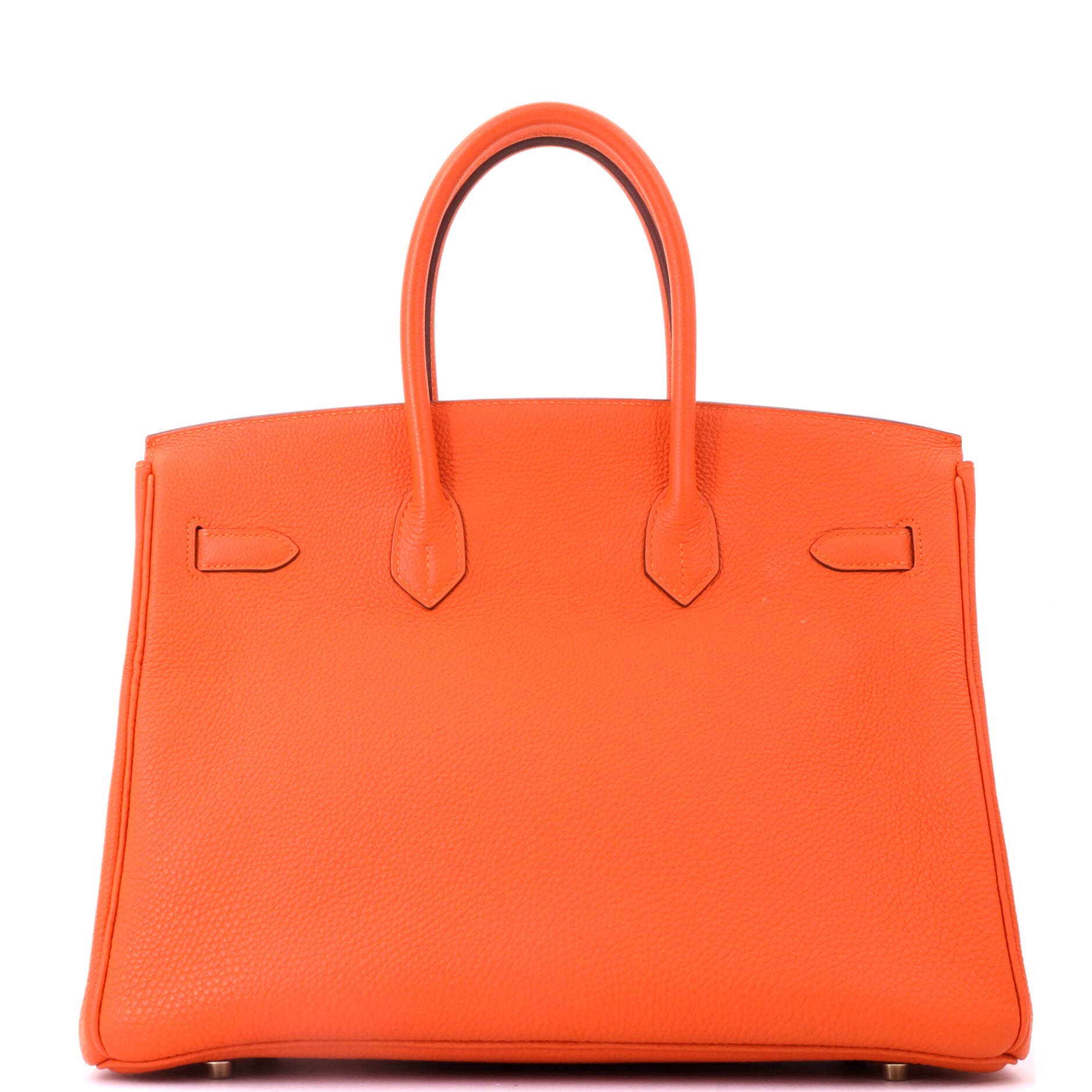 Pre-Owned Hermes Birkin Handbag Orange Togo with Gold Hardware 35, Alternate, color, Feu
