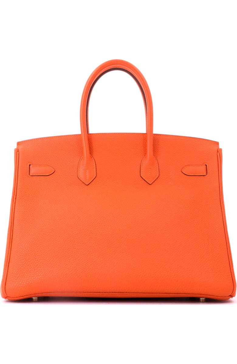 Pre-Owned Hermes Birkin Handbag Orange Togo with Gold Hardware 35, Alternate, color, Feu