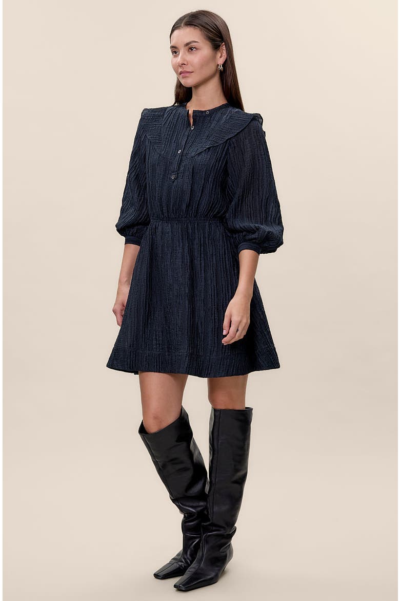 Olivia Mini Dress, Alternate, color, Graphite