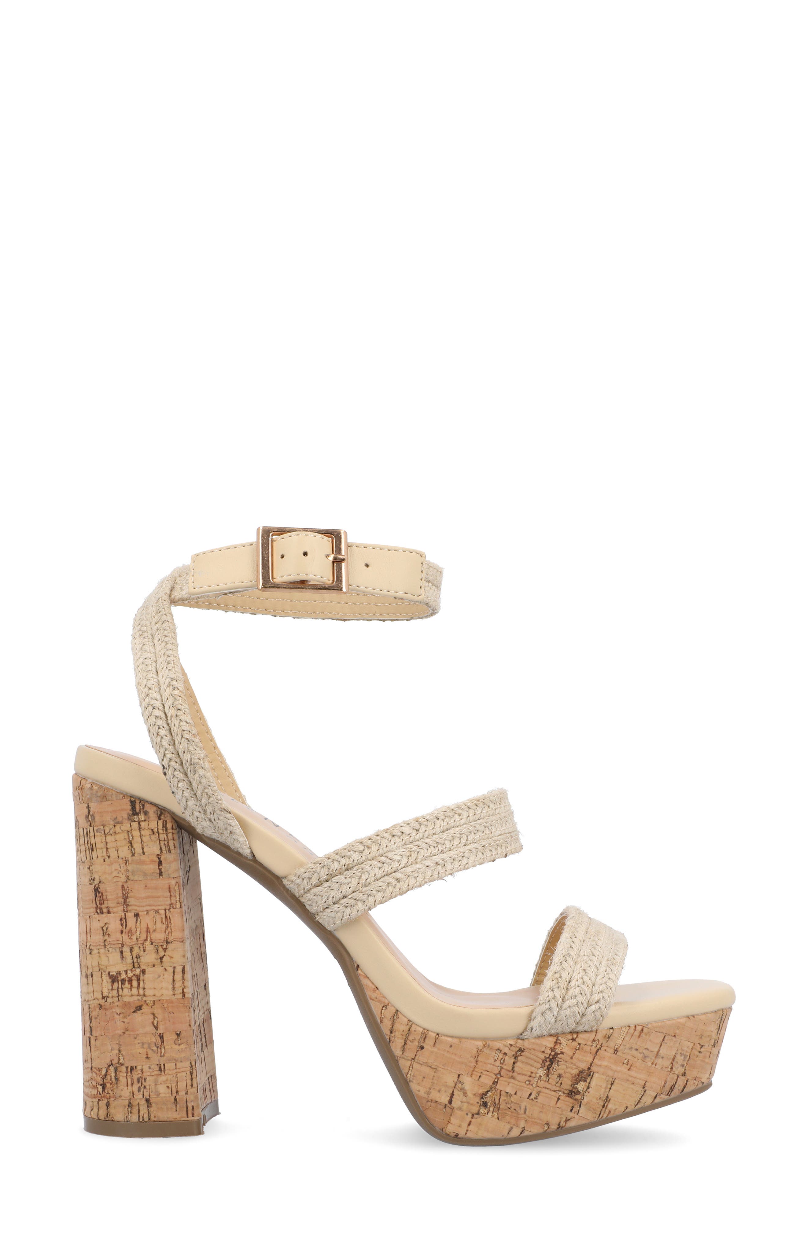 Sienne Platform Sandal, Alternate, color, NATURAL