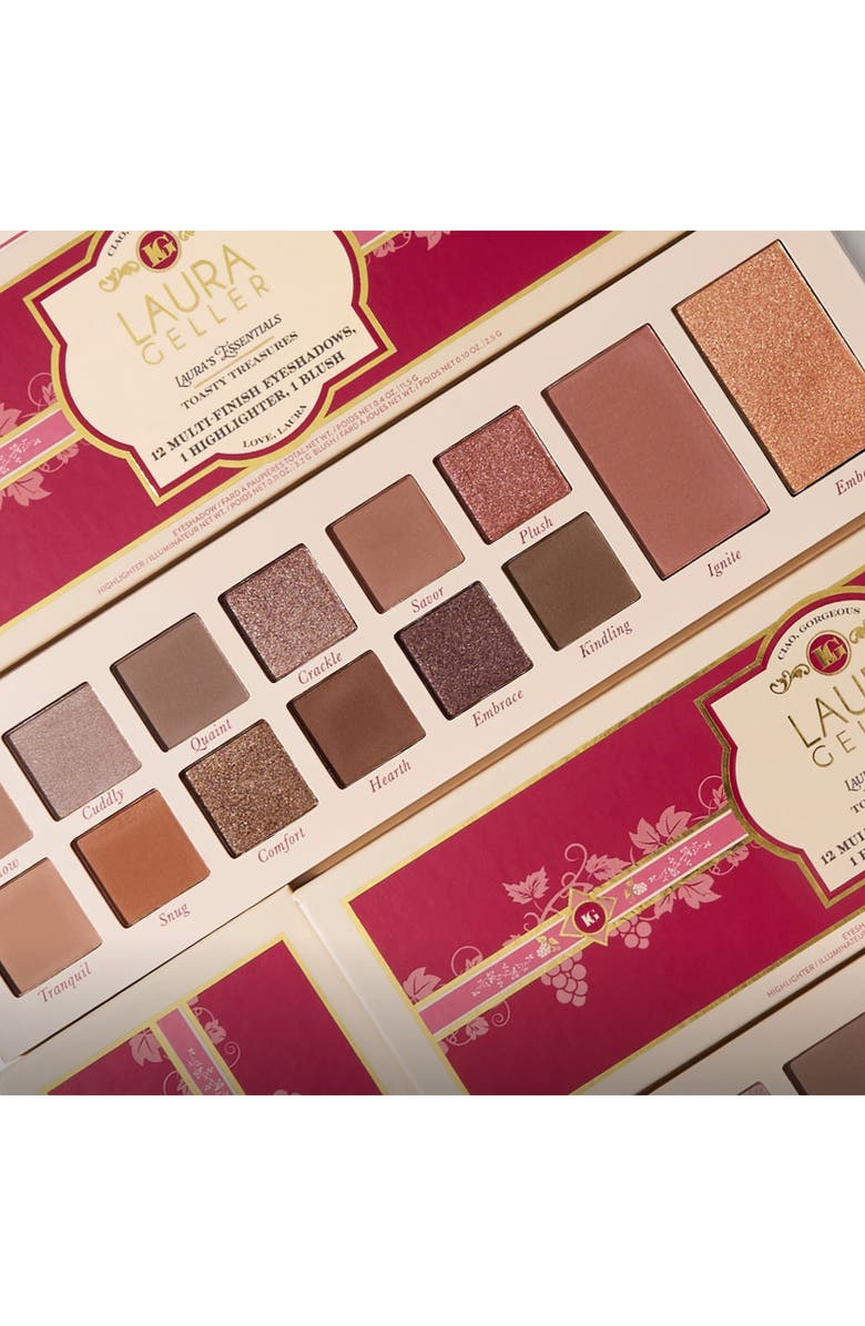 Laura Geller Beauty Laura's Essentials Toasty Treasurse 12 Multi-Finish Eye & Face Palette, Alternate, color, 