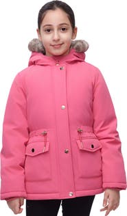 Rokka&Rolla Kids' Cozy Fleece-Lined Parka