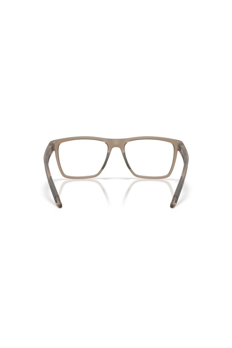54mm Rectangle optical glasses, Alternate, color, Brown