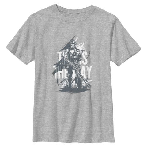 Boy's Star Wars The Mandalorian and Grogu This Is the Way Painting  Graphic T-Shirt