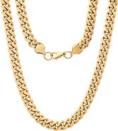 HMY JEWELRY Men's Curb Chain Necklace