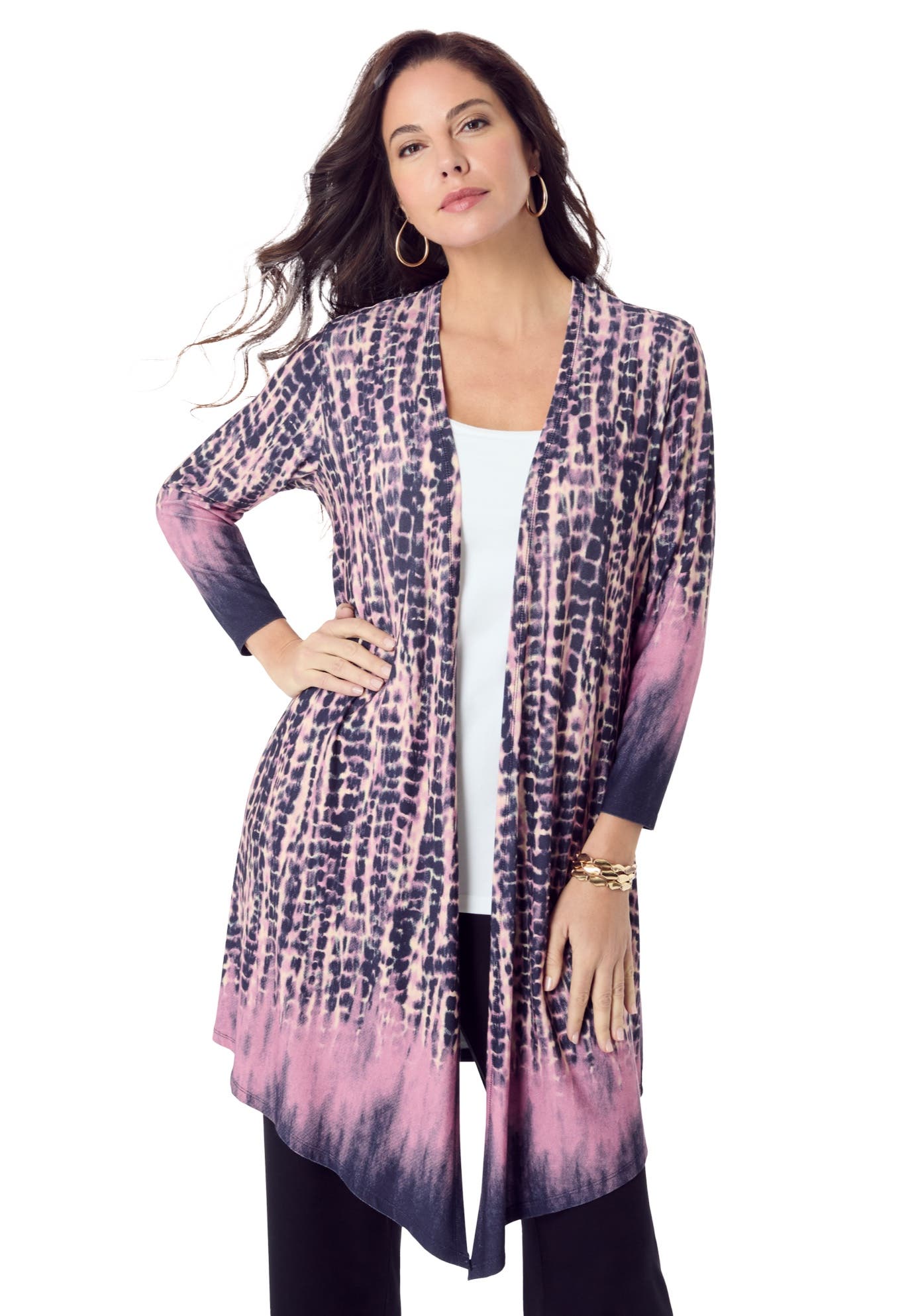 MAUVE TIE DYE BORDER