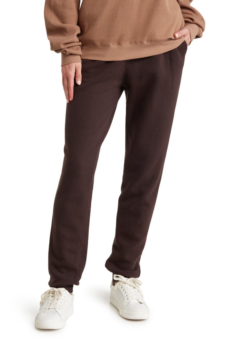 Good American Good Waist Cotton Terry Joggers, Main, color,