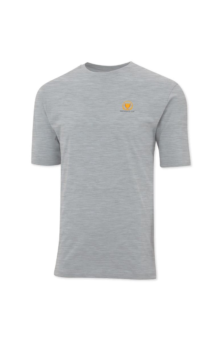 AHEAD Men's Ahead Heather Gray 2024 Presidents Cup International Team Pembroke T-Shirt, Alternate, color,