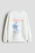 H&M Oversized Print-motif Sweatshirt
