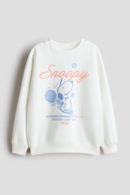 H&M Oversized Print-motif Sweatshirt