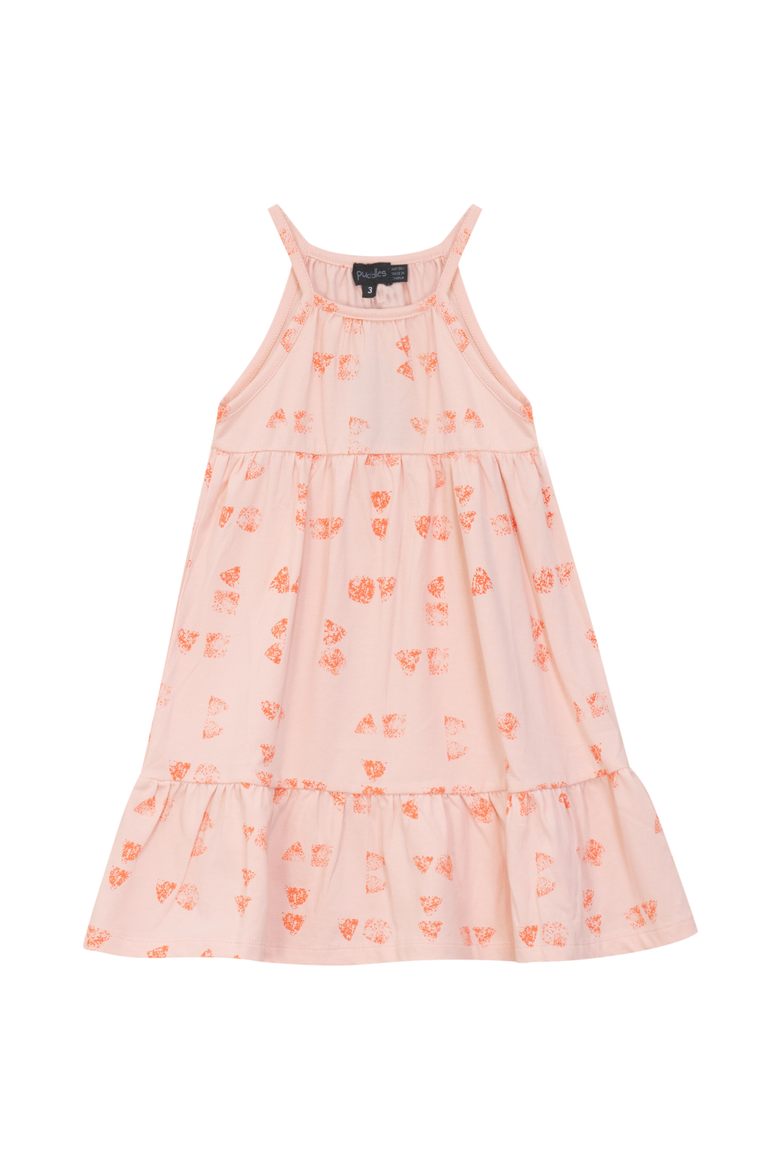 Faded Tiered Self-Binding Strap Jumper, Main, color, Peach