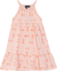 Puddles Faded Tiered Self-Binding Strap Jumper