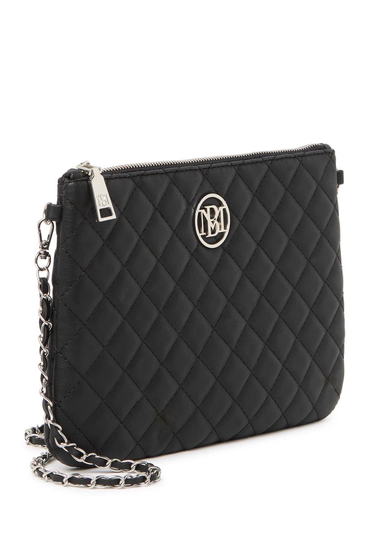 Badgley Mischka Collection Quilted Crossbody Bag, Alternate, color, 