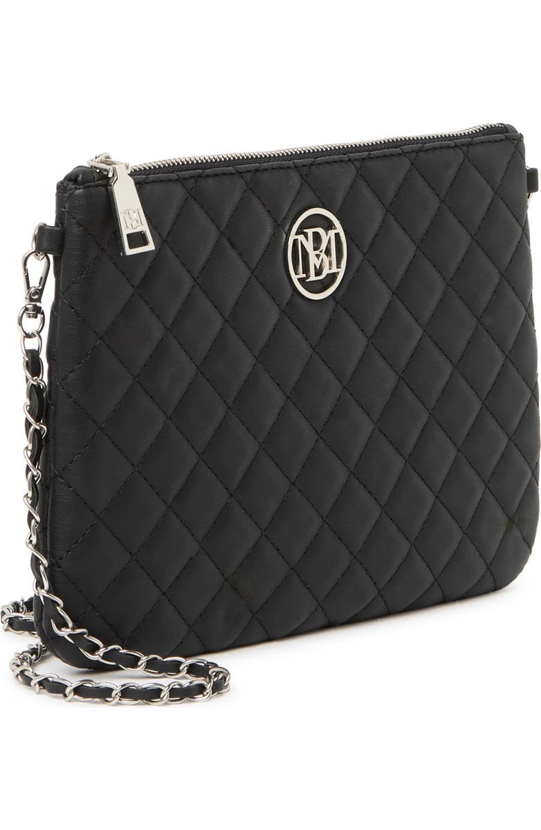 Badgley Mischka Collection Quilted Crossbody Bag, Alternate, color,