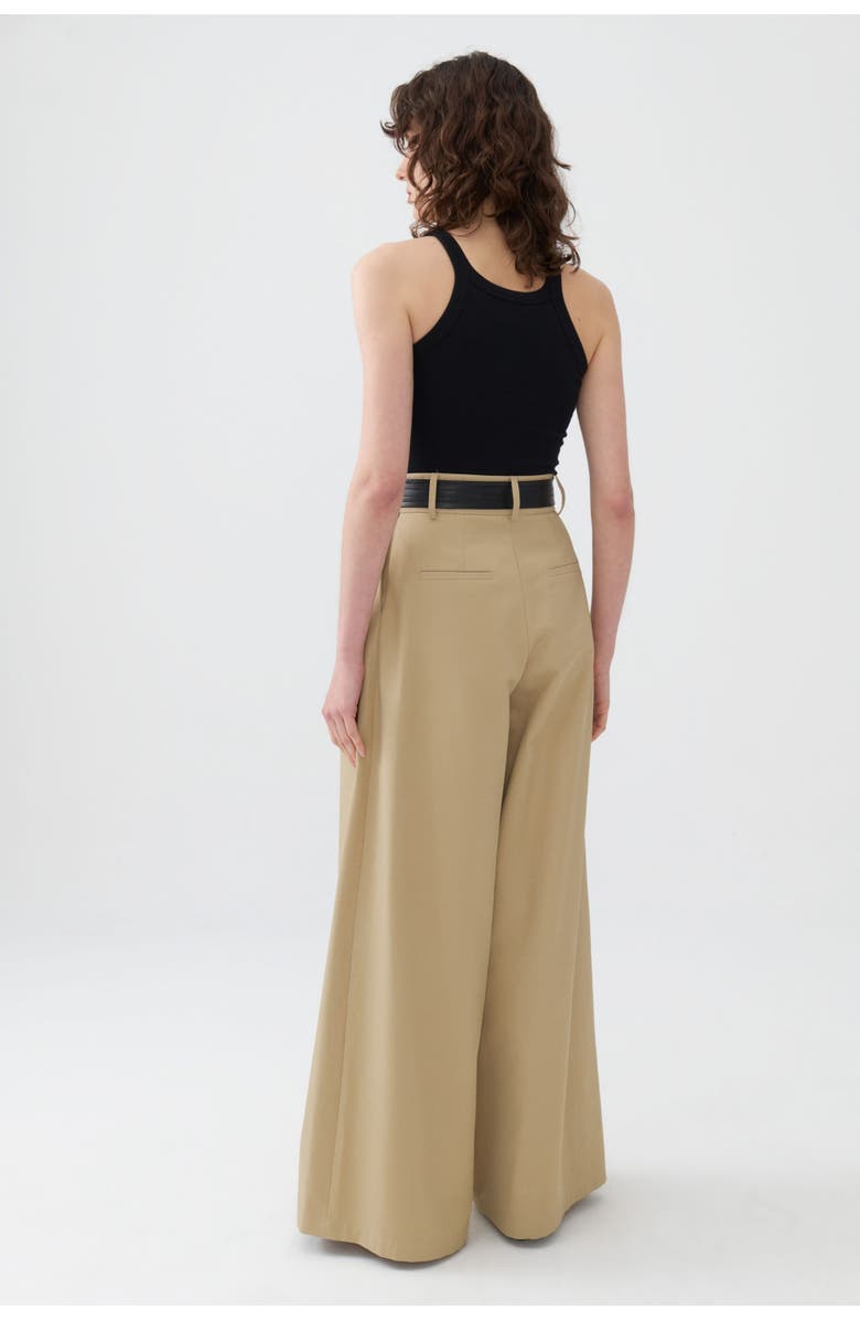Nocturne High Waist Pleated Pants, Alternate, color, 