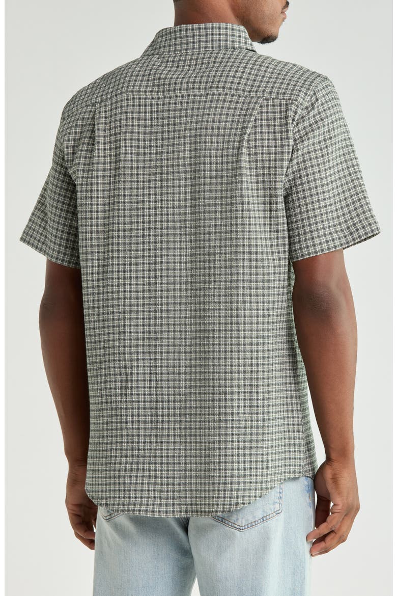 Kiteboard Short Sleeve Cotton Button-Up Shirt, Alternate, color, URBAN CHIC