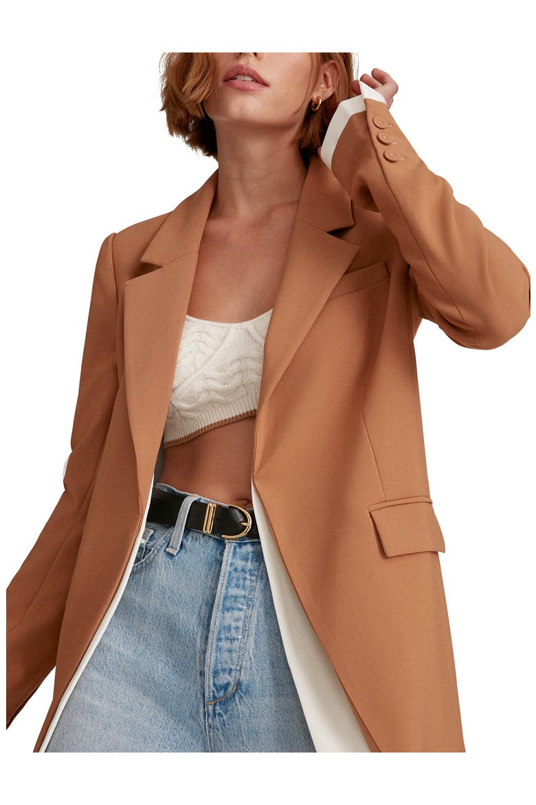 The Kelly Blazer, Alternate, color, TAN MULTI