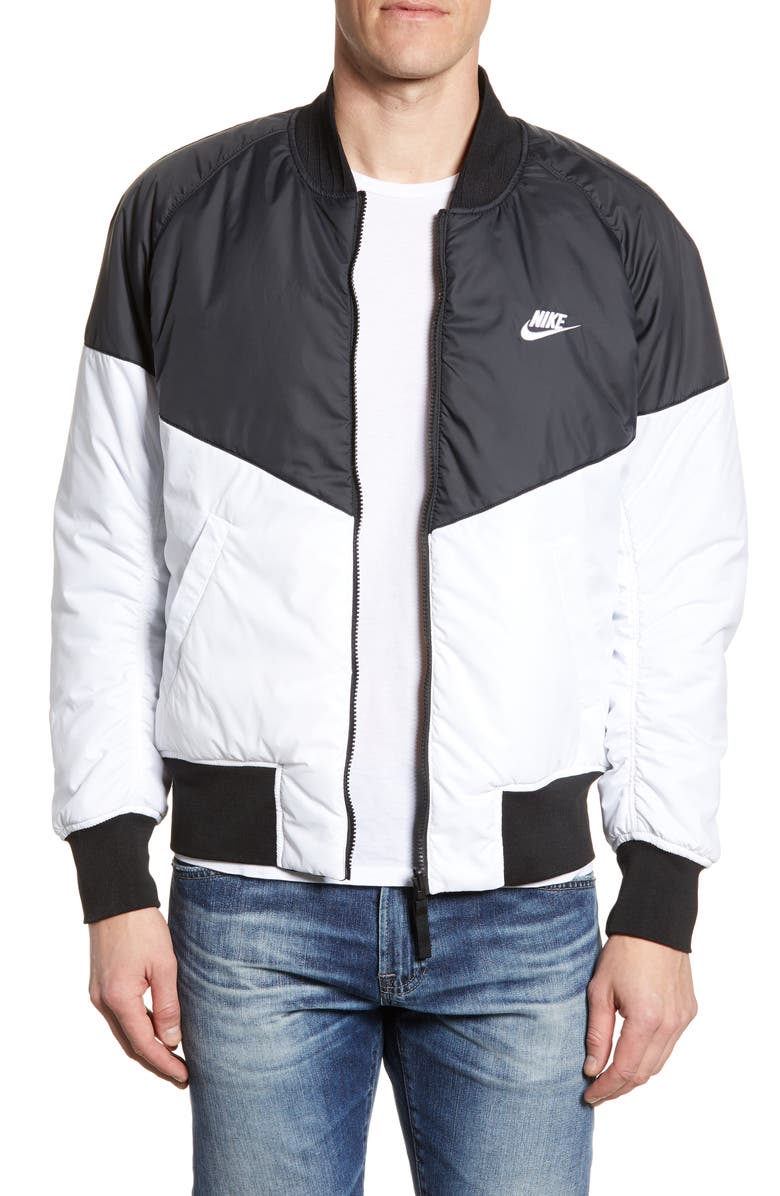 Nike Sportswear Reversible Insulated Bomber Jacket, Alternate, color,