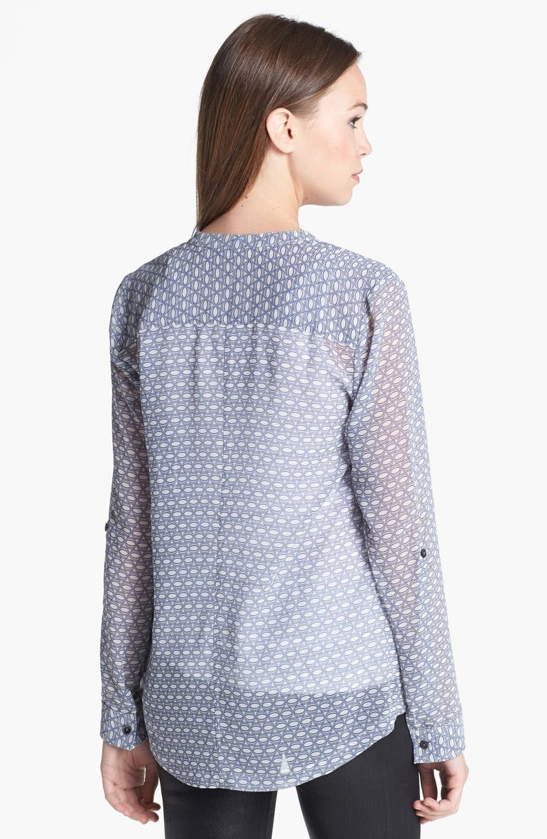 Halogen<sup>®</sup> Split Neck Print Blouse, Alternate, color, 