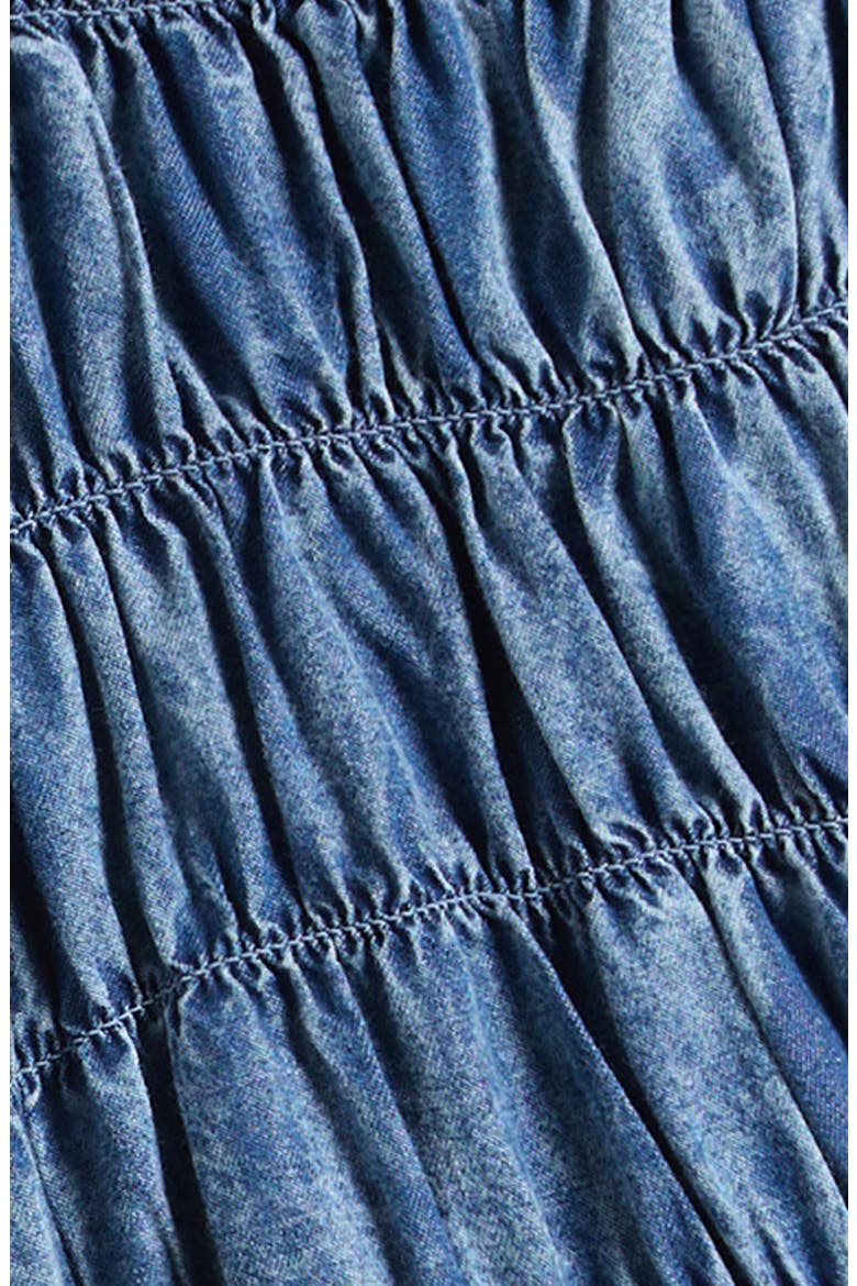 Kids' Smocked Chambray Shorts, Alternate, color, CHAMBRAY
