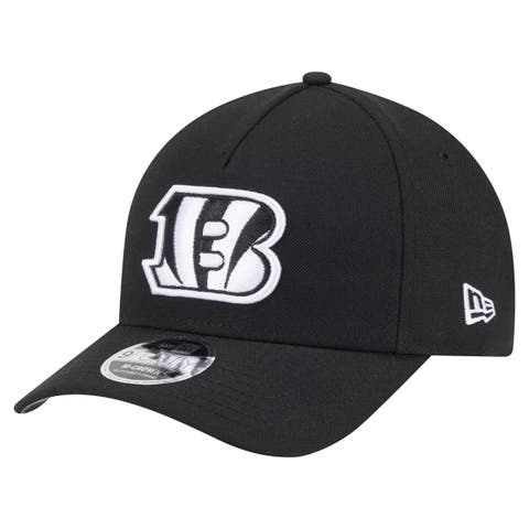 Men's New Era  Black Cincinnati Bengals Team Collection 9FORTY M-Crown A-Frame Adjustable Hat
