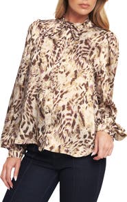 FLYING TOMATO Button Front Long Sleeve Top