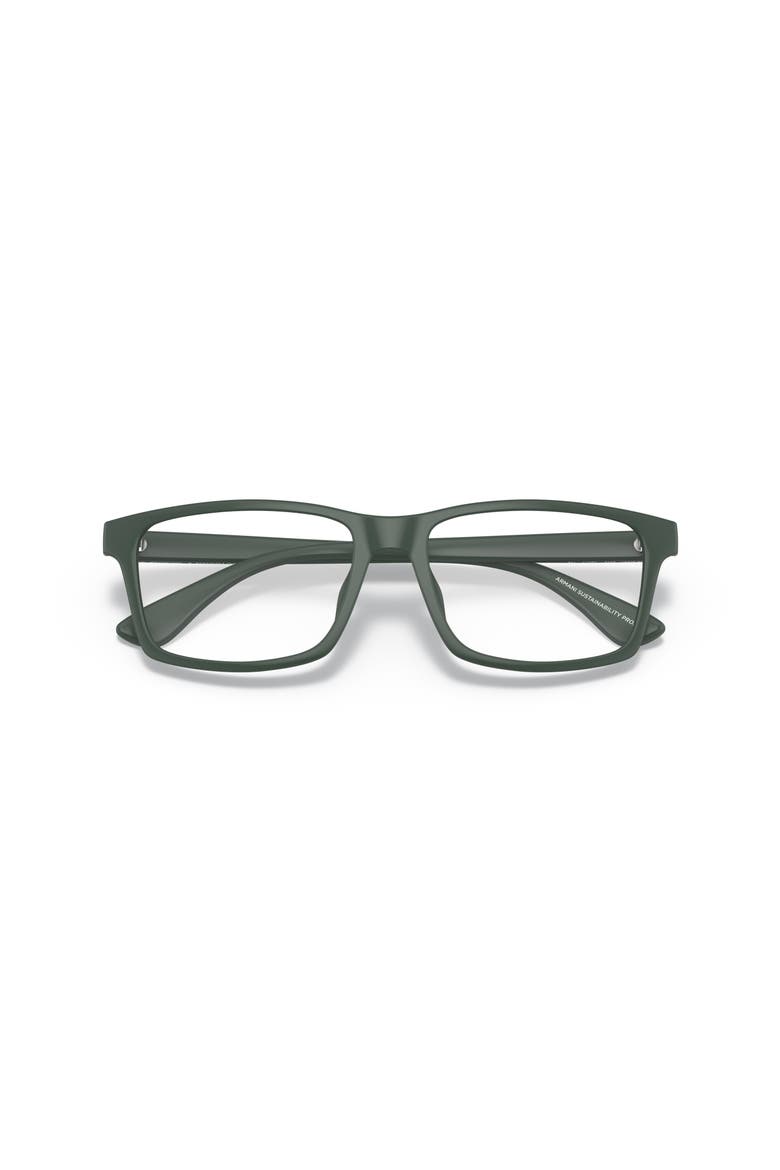 54mm Rectangle optical glasses, Alternate, color, Green