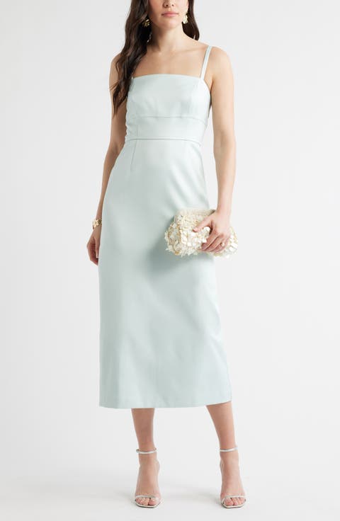 Column Cocktail Dress