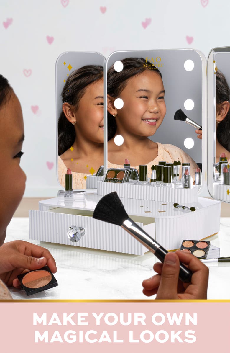 FAO Schwarz Vanity Makeup Studio Toy, Alternate, color, Multi