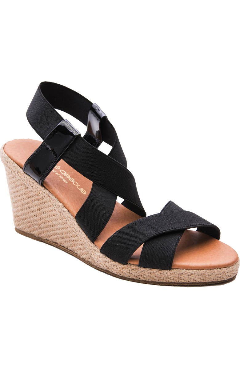 André Assous Dalmira Wedge Sandal, Main, color,