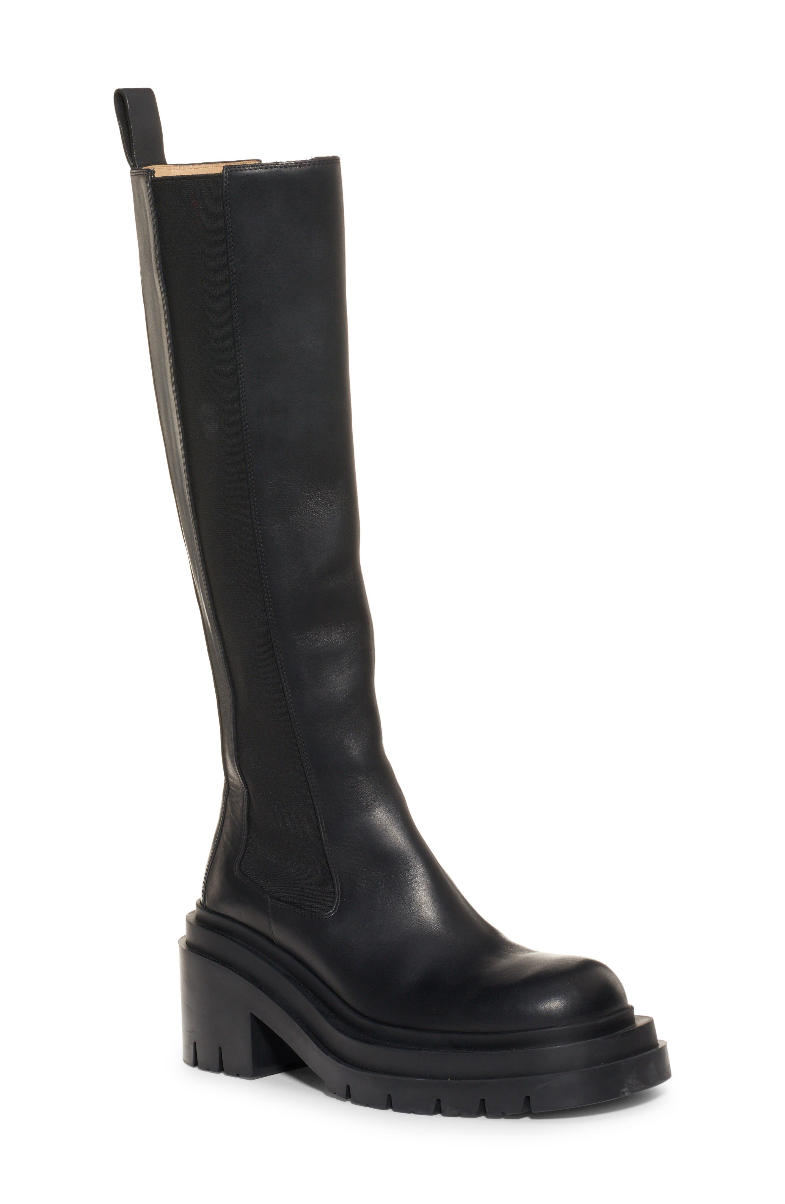 Bottega Veneta Platform Knee High Boot, Main, color, 